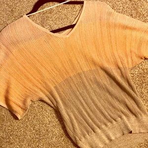 NWOT. INC double V sweater. Size P.